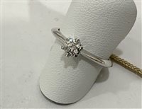 Anello Miluna Donna Solitario Di Diamanti in Oro bianco Diamante LID3433-030G7